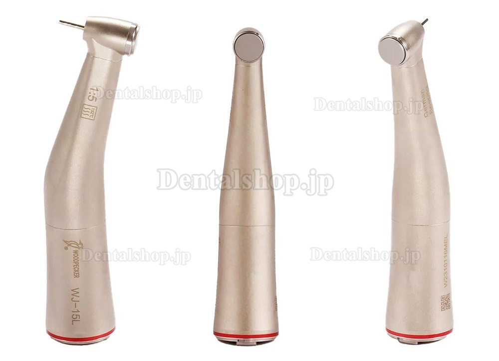 Woodpecker MT2 歯科用マイクロモーター制御ユニット、WU-15L 1:5 増速コントラアングルハンドピース付き